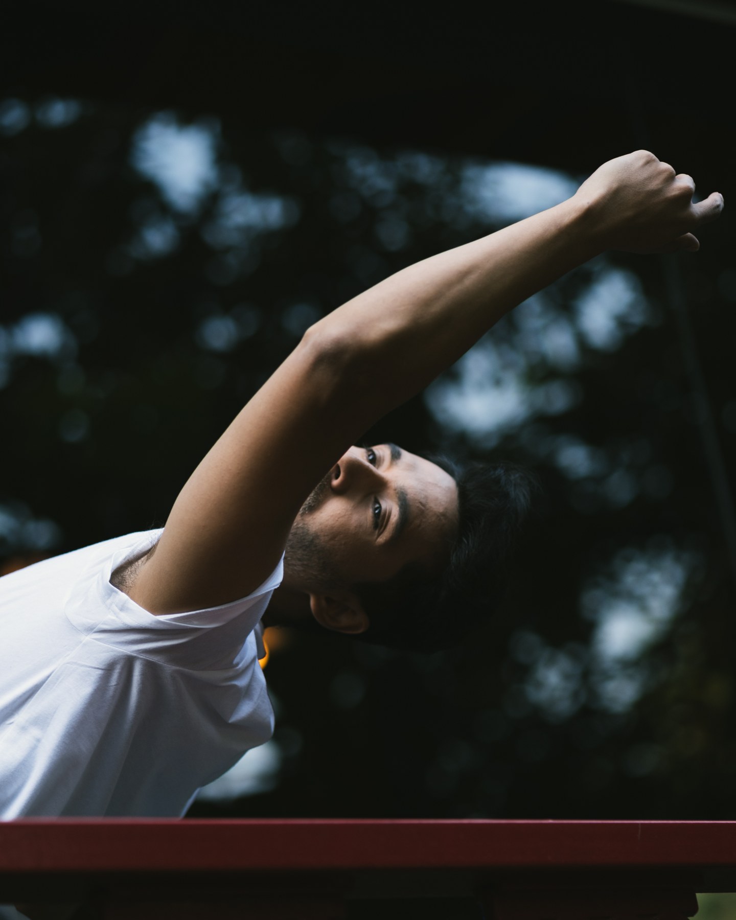 Abhay exploring movement outdoors